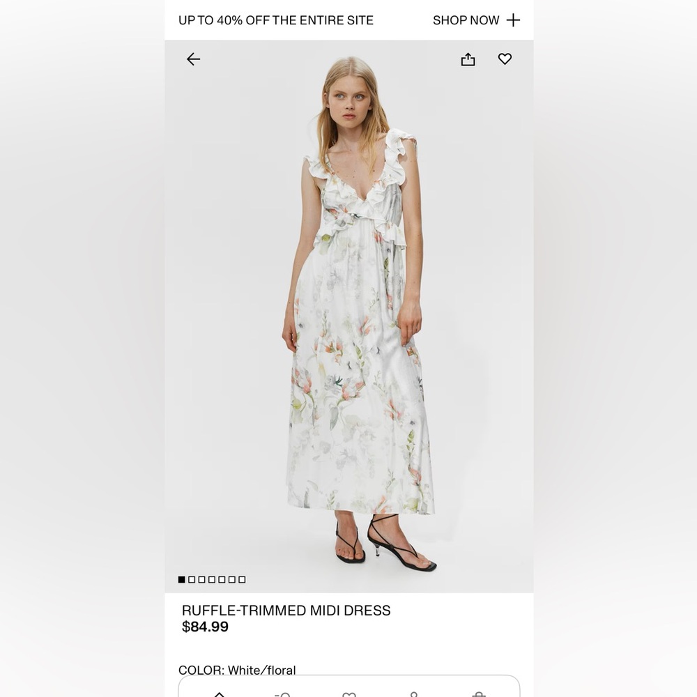 Floral Ruffle Dress - Picture 5 of 13